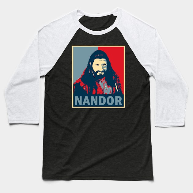 Nandor Baseball T-Shirt by valentinahramov